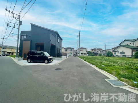 平塚市長持　売地の前面道路含む現地写真|現地外観