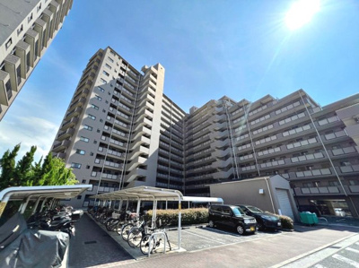 【外観】 | ファミールハイツ上野Ⅲ番館 | ＪＲ阪和線「上野芝」駅まで徒歩１０分♪毎日の通勤や通学に便利です！