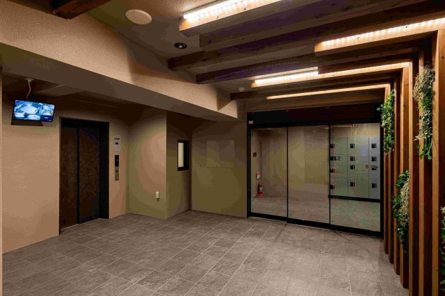 サードプレイス吉塚駅前のロビー