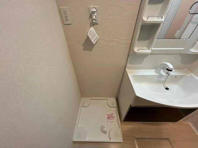 グランシエルの洗面所|室内洗濯機置き場