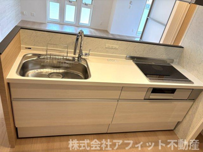 【キッチン】 | ボン・メゾン東福山 | IHクッキングヒーター付き