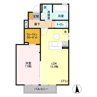 【間取り】 | スパローハウス五番舘　Ａ