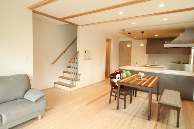 土佐市高岡町乙　新築戸建　西棟　（全2区画）の居間・リビング|ＬＤＫ　16.5帖