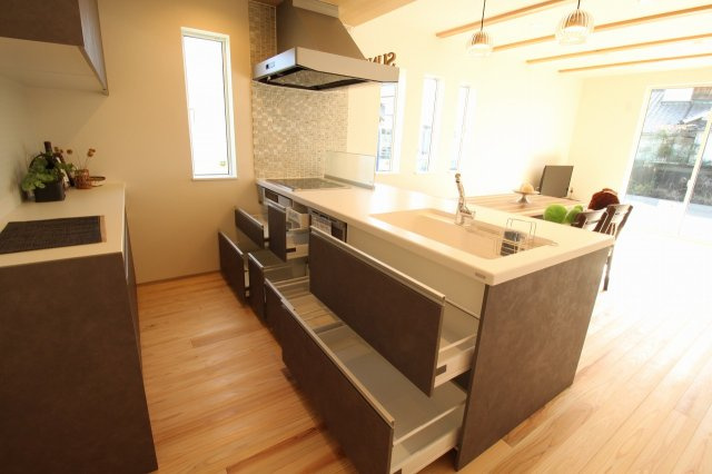 土佐市高岡町乙　新築戸建　西棟　（全2区画）のキッチン|収納