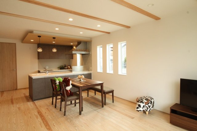 土佐市高岡町乙　新築戸建　西棟　（全2区画）の居間・リビング|ＬＤＫ　16.5帖