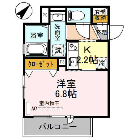 アモーレ松香園の間取り