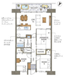 ベルヴィ南草津弐番館　天然木フルリノベーションの画像