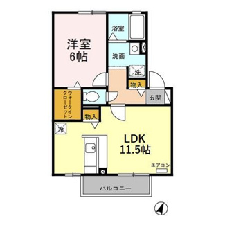 【間取り】 | ベルウィル･メゾン　Ａ