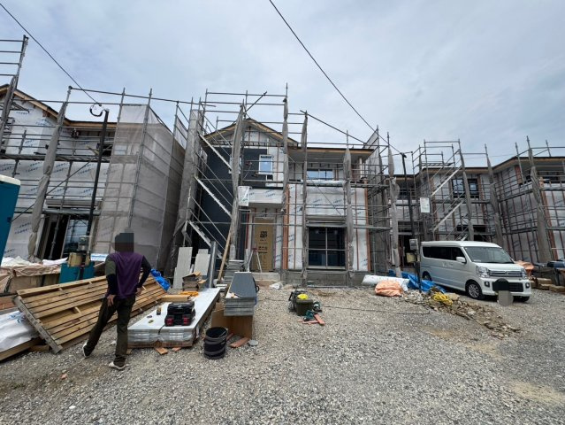 ーBloomーブルームー小倉南区湯川1丁目1期　【小倉南区　新築戸建て】の外観|現地撮影　2025,5,29　ーBloomーブルームー小倉南区湯川1丁目1期　【小倉南区　新築戸建て】