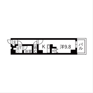 THE MUSE神屋町の間取り