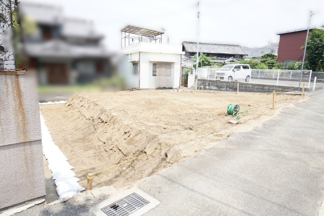 売土地　大東市北条５丁目（建築条件無し更地渡し）の外観
