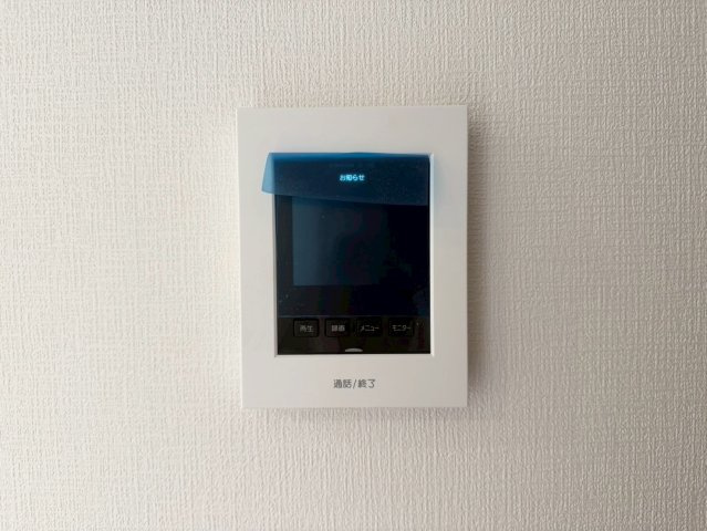 ーFor.Mーフォルムー小倉南区湯川1丁目1期　【小倉南区　新築戸建て】の防犯設備|お子様のお留守番にも安心なＴＶモニタ付インターフォン　【小倉南区　新築戸建て】