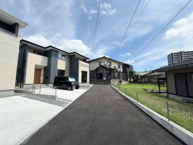 ーFor.Mーフォルムー小倉南区湯川1丁目1期　【小倉南区　新築戸建て】の前面道路含む現地写真|JR安部山公園駅近く♪　【小倉南区　新築戸建て】