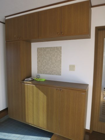 松ケ丘２丁目住宅の収納|シューズボックス　靴がたくさんあっても大丈夫です！