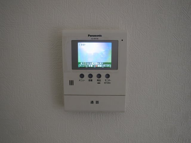 松ケ丘２丁目住宅のセキュリティ|TVモニターホン　誰が来たのか分かるので安心です。