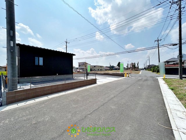 ワイウッドコート羽生市砂山第1期　新築一戸建て　11の前面道路含む現地写真|2025/9/1 撮影