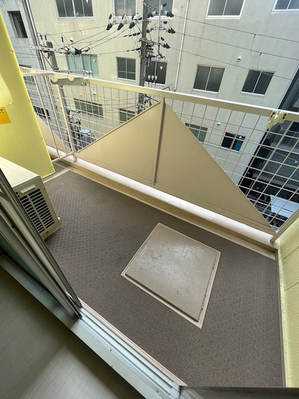 ヒルズコート海岸通のバルコニー