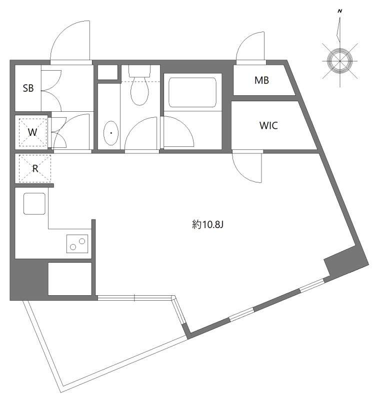 エムジー目黒駅前の間取り