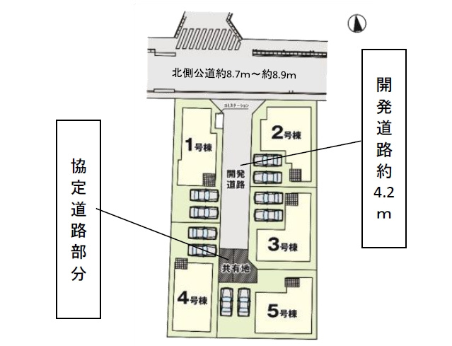 【区画図】 | 川越市今成１期　全５棟　２号棟 | ２号棟