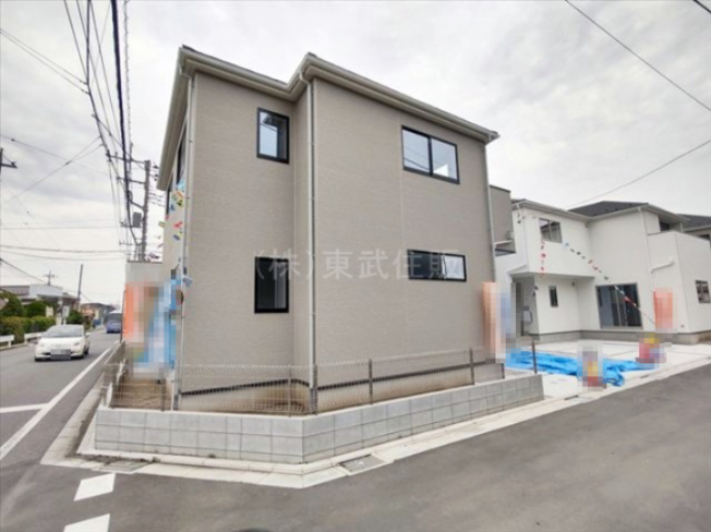 【外観】 | 川越市今成１期　全５棟　２号棟 | 敷地広々３５坪以上です