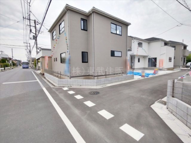 【前面道路含む現地写真】 | 川越市今成１期　全５棟　２号棟 | 閑静な住宅地です