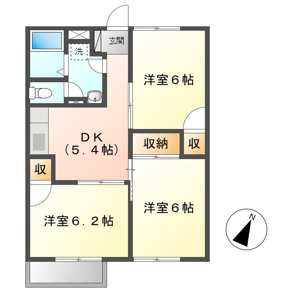 ローゼン大上の間取り