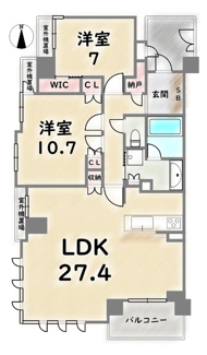 【間取り】 | ライオンズ嵯峨天龍寺若宮　西の邸