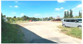 狭山市東野西4丁目　貸工場の駐車場