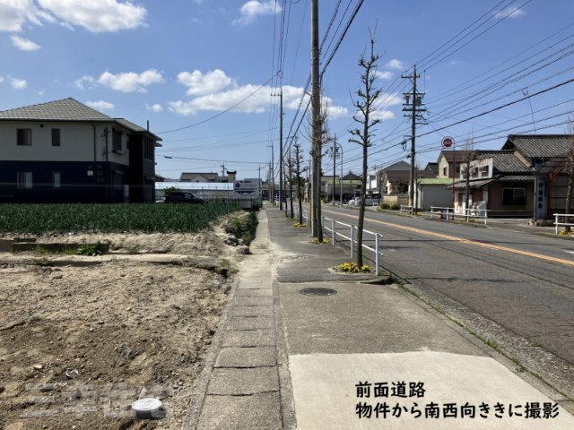 碧南市日進町の前面道路含む現地写真|前面道路
