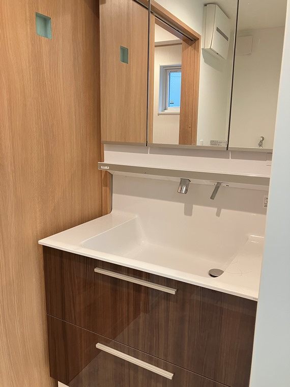 野方戸建の洗面所