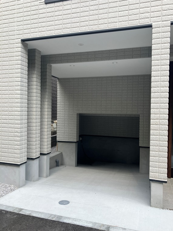 野方戸建の駐車場