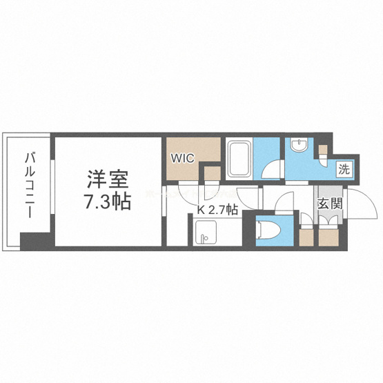 【間取り】 | パークアクシスうつぼ公園