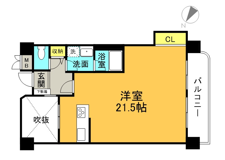 宜野湾市真志喜２丁目の中古マンションの間取り