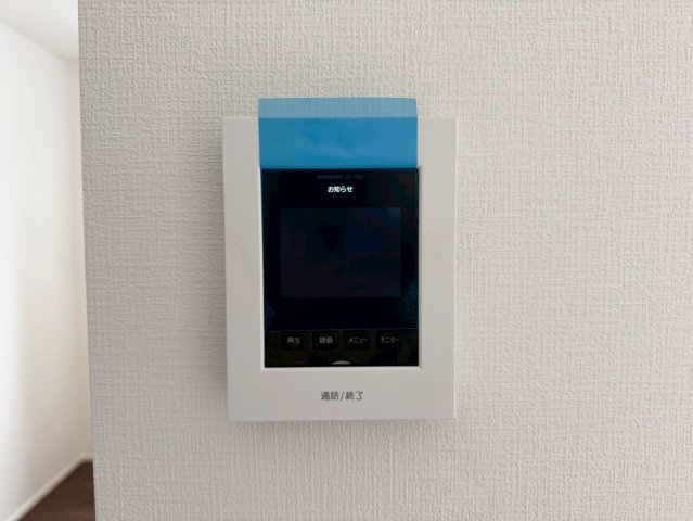 ーBloomーブルームー小倉南区田原3丁目1期　【小倉南区　新築戸建て】の防犯設備|お子様のお留守番にも安心なＴＶモニタ付インターフォン　【小倉南区　新築戸建て】
