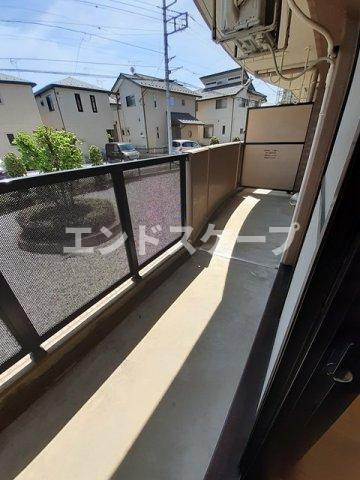 ピュアー双葉のバルコニー|高崎、前橋のお部屋探しはエンドスケープまで！お客様の理想お聞かせ下さい♪