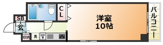 ヒルズコート海岸通の間取り