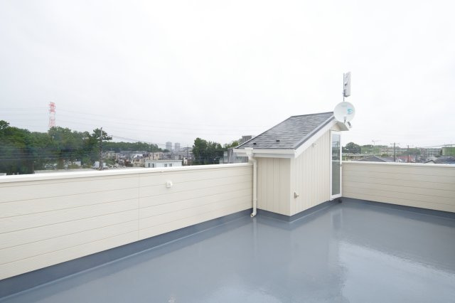 入間郡三芳町大字北永井の新築一戸建のバルコニー