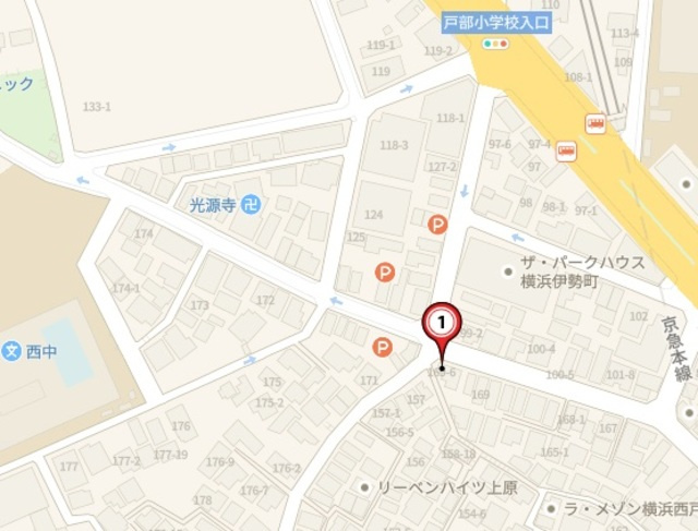 ｃｒｅｓｔ　ｍａｉｓｏｎ　横濱の地図