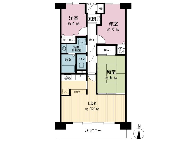 【間取り】 | ニュー春日部ダイヤモンドマンション