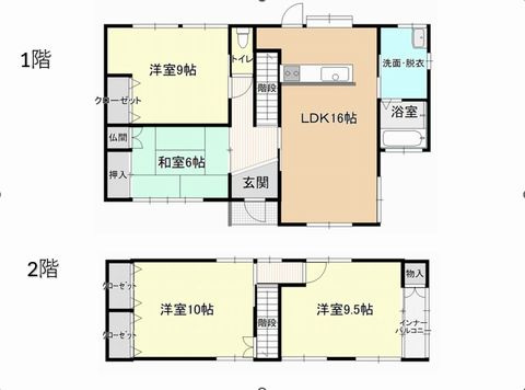 米沢市太田町5丁目2-34の間取り