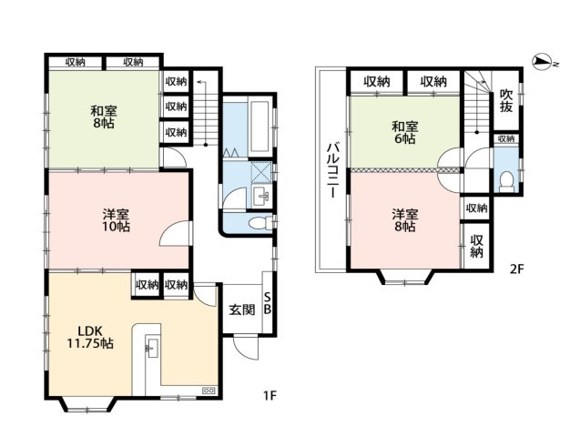 【間取り】 | 前橋市下川町　中古住宅 | 実際にご見学頂くと、周辺の生活環境やコンセントの位置、収納の広さなどがご理解頂けます。お気軽に内覧予約をしてください！