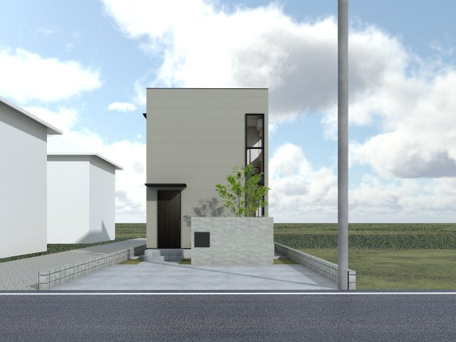 敷地面積99坪　建築条件付売地　川越市鯨井の外観パース|２５０万円(土地)+２６５０万円(建物)