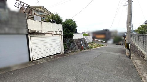 深草大亀谷万帖敷町　建築条件無土地の前面道路含む現地写真