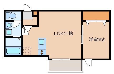Kate井尻駅の間取り