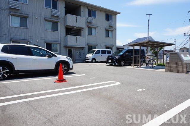 熊本市南区島町１丁目のアパートの駐車場