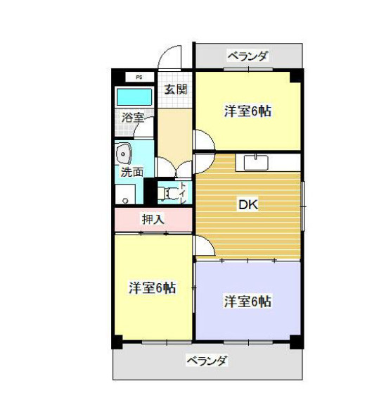 エシール共和　　刈谷市近郊の賃貸ならクラスホーム刈谷店の間取り