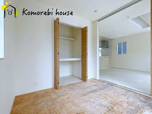 桶川市上日出谷南3丁目　新築一戸建て　ブルーミングガーデン　01の和室|和室があると落ち着いた雰囲気になりますね