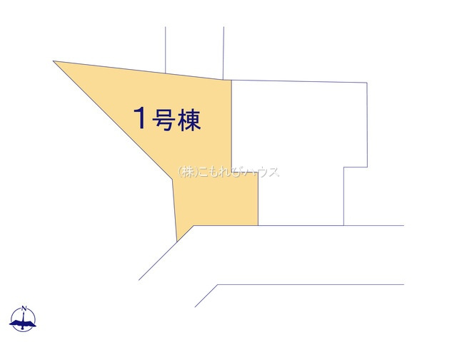 桶川市上日出谷南3丁目　新築一戸建て　ブルーミングガーデン　01の区画図|1号棟