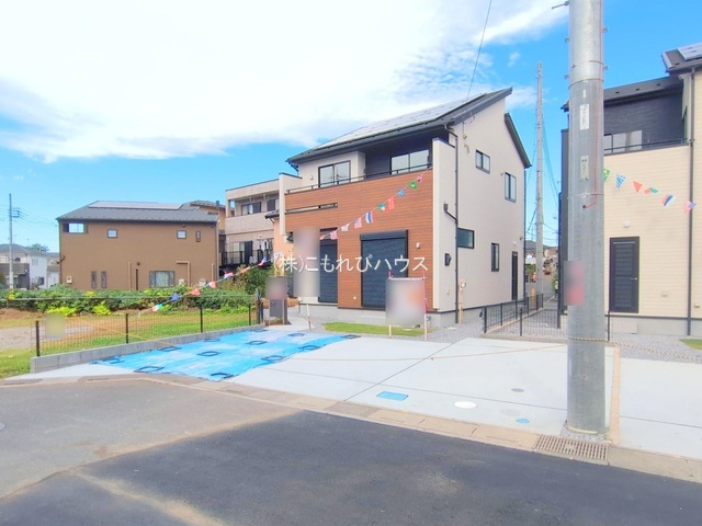 桶川市上日出谷南3丁目　新築一戸建て　ブルーミングガーデン　01の外観|外観もきれいです