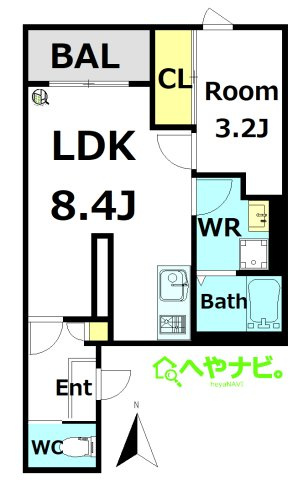 【間取り】 | fika塩釜口